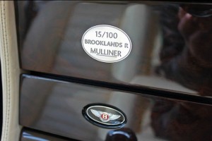 Bentley Brooklands R Mulliner Car 15 of 100