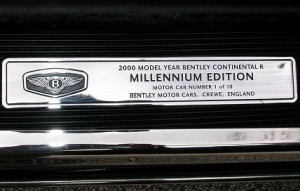Bentley Continental R Millennium Car 1 of 10 YCX63309
