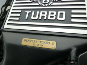 Bentley Turbo S Number 22 of 75 SCX56823